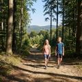 Children's trekking T-shirt KADVA TrailCore breathable pink 5