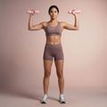 Dumbbell set XTREXO SCULPT 2 x 2 kg pink 5