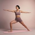 Exercise and yoga mat XTREXO SCULPT rounded 183 x 61 cm pink 11