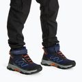 Children's trekking boots KADVA Rocky Trail Mid WaterProof Softshell navy blue 2