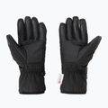 Women's Ski Gloves KADVA Mountain Flow Pro Leather 3M Thinsulate Black 3