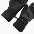 Women's Ski Gloves KADVA Mountain Flow Pro Leather 3M Thinsulate Black 6