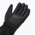 Women's Ski Gloves KADVA Mountain Flow Pro Leather 3M Thinsulate Black 7