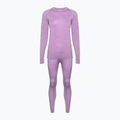 Women's thermal underwear set WOOLCANO Merino SET0543 purple 6