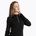 Women's thermal sweatshirt WOOLCANO Merino TOP0545 black 5