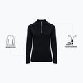 Women's thermal sweatshirt WOOLCANO Merino TOP0545 black 8