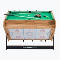 OneTeam FunArena 3-in-1 foosball, cymball, wooden/black pool table 6