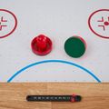 OneTeam FunArena 3-in-1 foosball, cymball, wooden/black pool table 18