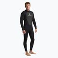 Men's surfing wetsuit AQUASTIC neoprene 4/3 mm WAVEY black