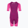 Children's surfing wetsuit AQUASTIC surfingowa neoprene 1.5 mm WAVEY pink 9