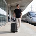 KADVA Roca 41 l black travel suitcase 18