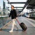 KADVA Mons 40 l black travel suitcase 20