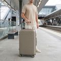 Large travel suitcase KADVA Palero 95 l beige 15