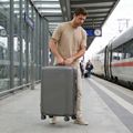 Medium travel suitcase KADVA Palero 64 l grey 16