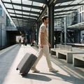 Medium travel suitcase KADVA Palero 64 l grey 18