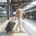 Large travel suitcase KADVA Palero 95 l grey 18