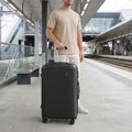Large travel suitcase KADVA Palero 95 l black 15
