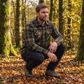 Men's trekking sweatshirt KADVA Walkora green 8