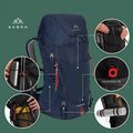 KADVA Sendero 35 l trekking backpack steel blue 22