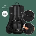 KADVA Escapada 20 l black hiking backpack 22
