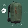 KADVA Escapada 30 l green hiking backpack 28