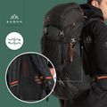 KADVA Vagabundo 40 l black trekking backpack 29
