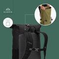 KADVA Companion 20 l black urban backpack 10