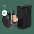 KADVA Companion 20 l black urban backpack 11