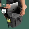 KADVA Companion 20 l black urban backpack 12