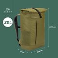 KADVA Companion 20 l khaki city backpack 17