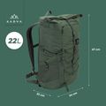 KADVA CityQuest 22 l green city backpack 24