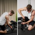 TREXO B750 adjustable training bench black 11