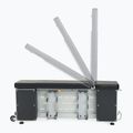Set TREXO Bench Storage + dumbells Hex black 9