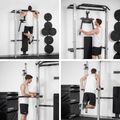 XTREXO Mercury wall cage with bench and plate rack black 14
