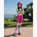Children's inline skates ATTABO Flashled adjustable pink 14