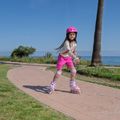Children's inline skates ATTABO Flashled adjustable pink 16