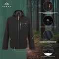 Men's Rain Jacket KADVA Forest Black 22