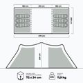 Camping tent KADVA Kavio 6 plus grey 2