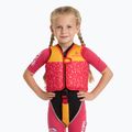 AQUASTIC Junior children's buoyancy waistcoat pink/yellow 2