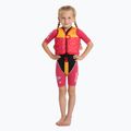 AQUASTIC Junior children's buoyancy waistcoat pink/yellow 3