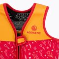 AQUASTIC Junior children's buoyancy waistcoat pink/yellow 3