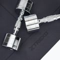 XTREXO chrome dumbbells 2x6 kg silver 6
