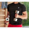 TREXO chrome dumbbells 2x7 kg silver 6