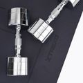 XTREXO chrome dumbbells 2x9 kg silver 6