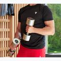 TREXO chrome dumbbells 2x9 kg silver 6