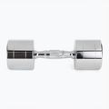 XTREXO chrome dumbbells 2x10 kg silver 4