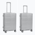Medium travel suitcase Kadva Tigre 64l Silver 6