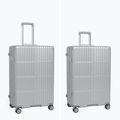 Large travel suitcase Kadva Tigre 96l Silver 6