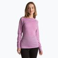 Women's thermal sweatshirt WOOLCANO 100% Merino TOP0541 purple