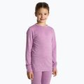 Children's thermal underwear set WOOLCANO Merino 100% SET0683 purple 3